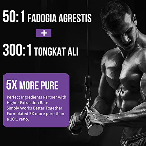 Thalacy - Fadogia Agrestis Tongkat Ali 2400mg – Fadogia Agrestis 1400mg | Suplemento em Cápsulas