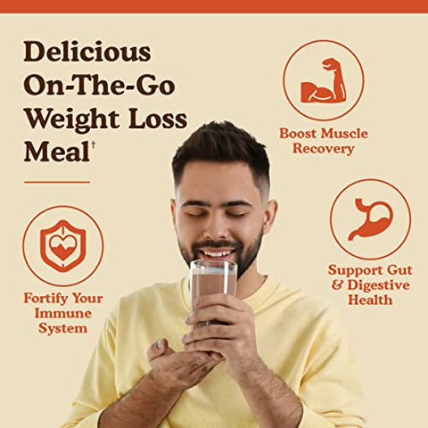 Shake Substituto de Refeição, 21g Proteína, Pó de Proteína de Soro de Leite Orgânico, Vinagre de Maçã, Enzimas Digestivas, Shake Completo para Mulheres - BBfL