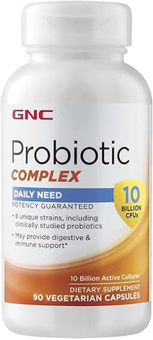 Probiotic Complex Daily Need | 10 Bilhões CFUs | 8 Cepas Únicas | Probióticos Estudados Clinicamente | Auxílio Digestivo - GNC