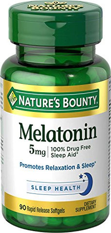 Nature's Bounty - Nature’s Bounty Melatonina 5mg, 90 Softgels (Pacote com 2) – Compre Agora!