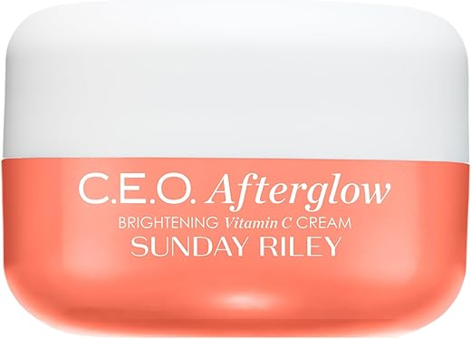 Sunday Riley C.E.O. Afterglow Creme Hidratante Facial Iluminador com Vitamina C, 50ml