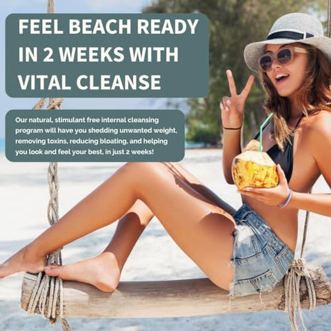 Evolve Nutraceuticals - Evolve Vital Cleanse: Fórmula Natural de Desintoxicação, Renova Energia e Vitalidade, Prepare-se para as Férias