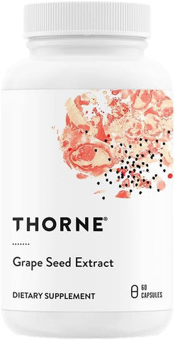 Extrato de Semente de Uva (Anteriormente O.P.C.-100) – Fitossomo de Semente de Uva para Suporte Antioxidante – 60 Cápsulas - THORNE
