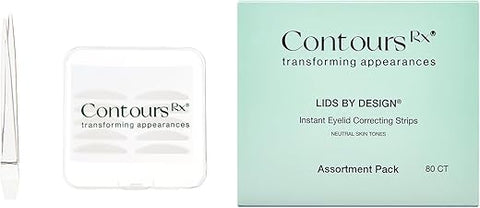 Contours RX - Contours Rx Lids By Design – Fitas Corretoras de Pálpebras de Grau Médico para Olhos Pesados e Encapuzados