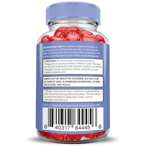 Justified Laboratories - (2 Pacotes) Gomas Microbio Keto ACV Fórmula Avançada 1000MG Micro Bio Keto Gomas Vinagre de Maçã Formulado com Romã e Beterraba em Pó B12 Vegano Não GMO 120 Gomas