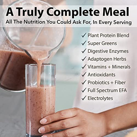 Shake Substituto de Refeição Completo – Pó de Proteína Vegetal com Superfoods e Verdes – 500g - PlantFusion