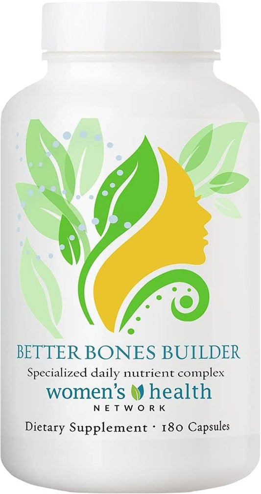 Women's Health Network - Multivitamínico Especial para Mulheres com Maior Risco de Problemas de Saúde Óssea – 180 Cápsulas (1 Frasco) | Women’s Health Network