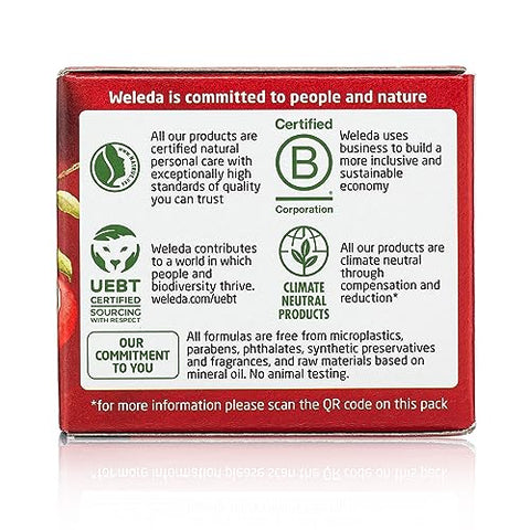 Creme Facial Hidratante com Romã e Peptídeos de Maca, 1.3 fl oz (38 ml), Cuidado Diurno para o Rosto - Weleda
