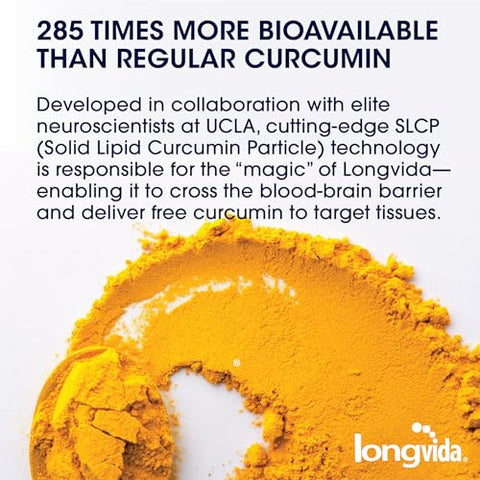 Curcumin Longvida Otimizado (60 Cápsulas, 1000 mg por Porção) (2 Pacotes) – 100% Natural e Potente - ProHealth