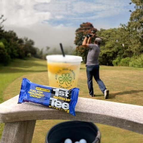 1ST TEE - 1st Tee PLUS Barras de Aveia com Passas feitas com Ingredientes Naturais | Melhores Barras de Aveia, Barra de Nutrição para Golf de Fácil Digestão 12-60g