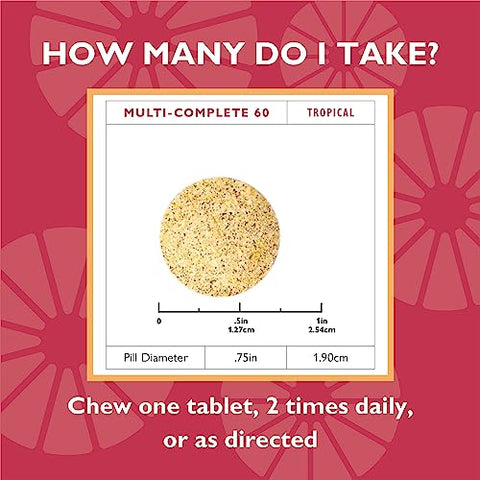 Celebrate Bariatric Supplements - Celebrate Vitamins Multi-Complete Chewables – Multivitamínico Diário para Bariátrica com 60mg de Ferro para Gastrectomia em Sleeve