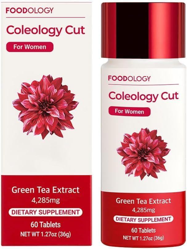 Coleology Cut – 60 Comprimidos (30 Dias) – Extrato de Chá Verde. Vitaminas - FOODOLOGY