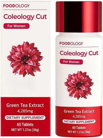 Coleology Cut – 60 Comprimidos (30 Dias) – Extrato de Chá Verde. Vitaminas - FOODOLOGY