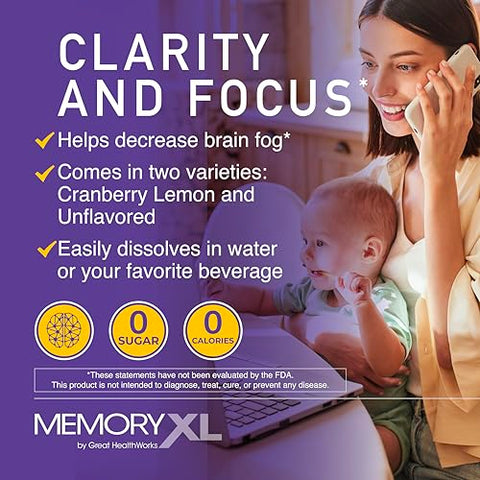 OmegaXL - MemoryXL: Suplemento de Magnésio L-Treonato para Memória