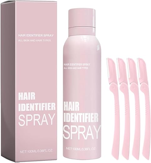XDWCUFQ - Spray Identificador de Cabelo para Barbear do Rosto, Spray Identificador de Cabelo do Rosto, Spray Identificador de Cabelo para Dermaplaning