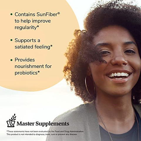 Master Supplements TruFiber – 180g, Pacote com 2 – Fibra Prebiótica para Estimular o Crescimento Probiótico – Suporte à Saúde Digestiva – Vegano, Sem Glúten – 100 Porções no Total