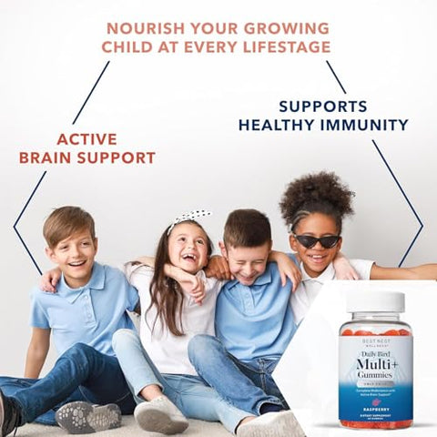 Melhores Gomas Multivitamínicas Best Nest Wellness com Methylfolate e Methylcobalamin – Vitaminas Integrais para Adultos – 60 g