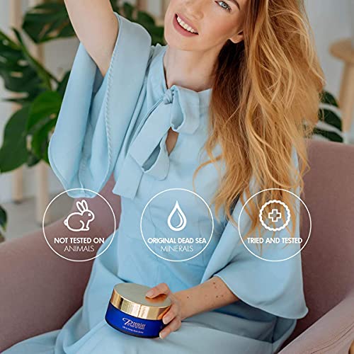 Premier by Dead Sea Premier - Premier Dead Sea Manteiga Corporal Aromática – Leite e Mel, Cuidados Anti-Envelhecimento para a Pele, Hidratante com Manteiga de Karité, Firmeza, Manchas de Idade, Pescoço – 100g