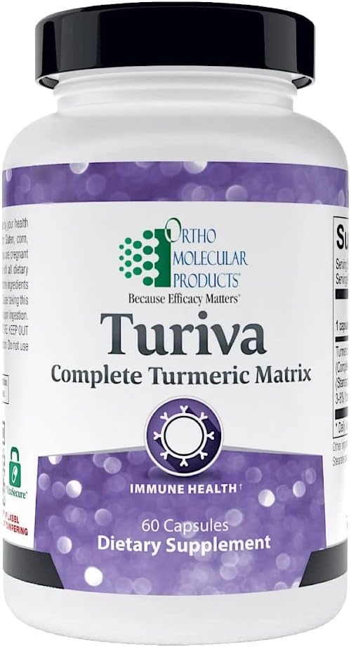 Turiva 60ct – Fórmula Avançada para Saúde e Bem-Estar – 60 Cápsulas - Ortho Molecular Products