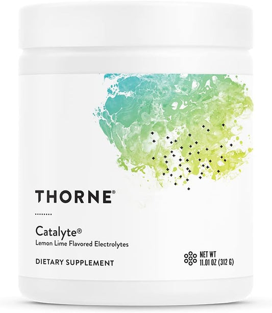 Catalyte – Repositor de Eletrólitos e Restaurador de Energia – Sem Adoçantes Artificiais – Certificado pela NSF para Esportes – Limão Lima – 311,8 g - THORNE