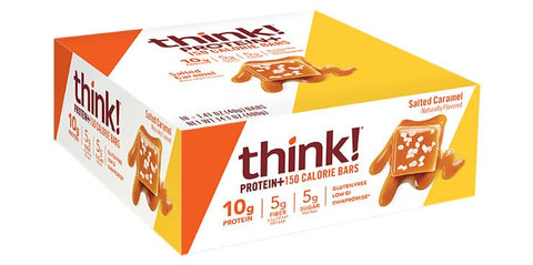 thinkThin - Think Thin Barra de Proteína Sabor Caramelo Salgado 40g – Think Thin