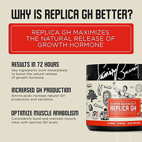 Old School Labs - Réplica Gh – Pó para Aumento Muscular e Estimulante de GH – Otimizador Hormonal | 100g