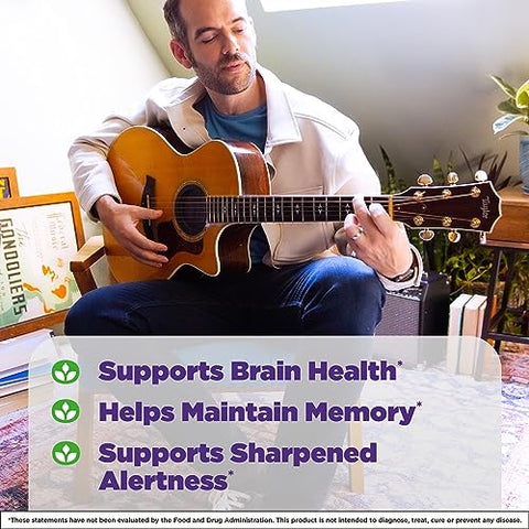 Ginkgo Biloba 120mg – Suporte para Memória e Saúde Cerebral – 60 Cápsulas - Natrol