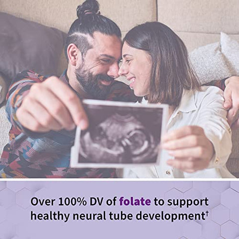 Garden of Life - Multivitamínico Pré-Natal para Mulheres da Whole Foods com Biotina e Ferro – Saúde e Nutrição para Gestantes
