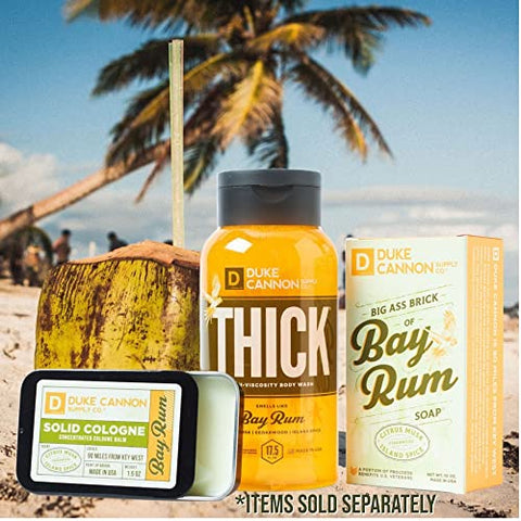 Duke Cannon Supply Co. - Duke Cannon – Sabonete Líquido Corporal de Alta Viscosidade para Homens (Rum de Baía, Pacote com 3)
