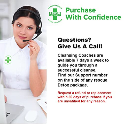 5 Day Concentrados Plus | Elimina Permanentemente Todas as Toxinas | Marca de Produto - Rescue Detox