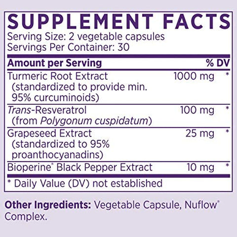 Cúrcuma Curcumina Totalmente Padronizada 1000mg 95%% Curcuminoides, BioPerine Alta Absorção – Marca NAOMI - NAOMI