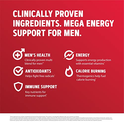 Mega Men Energy Metabolism 90 Caplets – Suplemento para Energia e Metabolismo Masculino - GNC