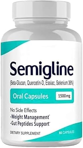 tsoneoo - Semigline Capsules: Cápsulas para Desintoxicação e Restauração da Digestão, 60 Cápsulas para Saúde Intestinal (1)