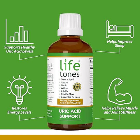 Life Tones - Lifetones – Suporte ao Ácido Úrico para Saúde das Articulações Masculinas