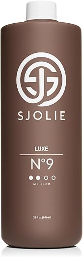 SJOLIE SUNLESS - SJOLIE Violet Spray Tan Solution Luxe 9 – Mistura Média | Solução Autobronzeadora Hidratante para um Bronzeado Profundo e Marrom (32ml)