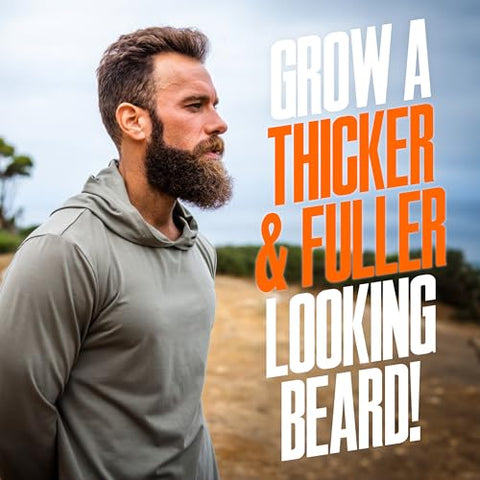 Vitaminas para Crescimento da Barba – Suplemento em Pílulas para Crescimento da Barba para uma Barba Mais Cheia – 60 Cápsulas - Wild Willies