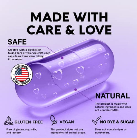 NUTRAHARMONY - Suplementos Naturais de Açafrão – Extrato Puro de Açafrão 88,5 mg – Fabricado nos EUA – Suporte para Humor, Foco, Visão e Energia – Saúde Ocular para Mulheres