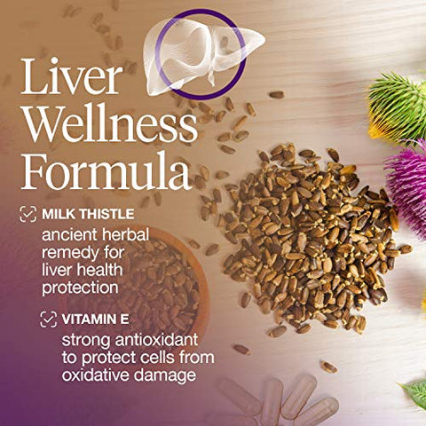 EThistle - Suplemento Alimentar para o Fígado, Cardo Mariano – 60 cápsulas de 500mg