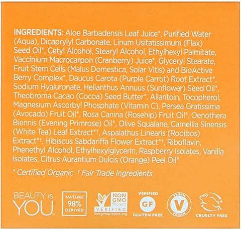 Andalou Naturals - Andalou Natural Creme Noturno Luminoso de Cenoura Roxa C Plus, 50g