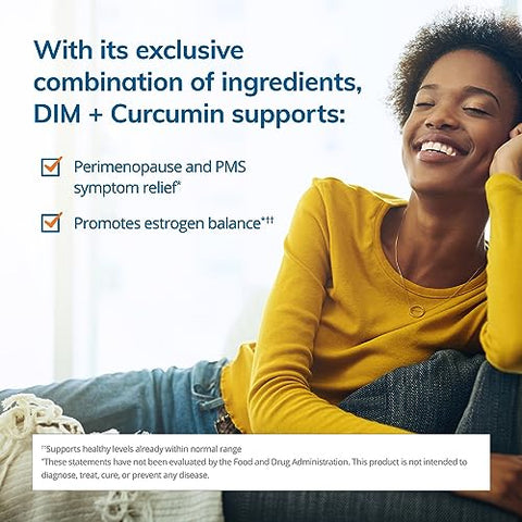 DIM Curcumin – 30 Cápsulas – Metabolismo Saudável de Estrogênio – Estudo Clínico BR-DIM, Curcumin - Euromedica