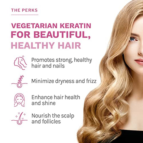 Reserveage Nutrition - Reserveage Beauty: Booster Capilar de Queratina com Biotina – Fortaleça seus cabelos com resultados visíveis
