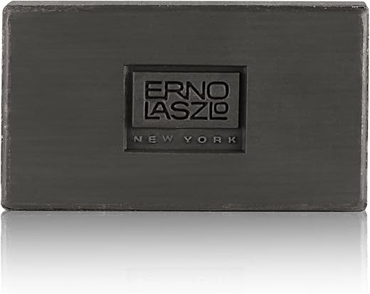 Barra de Limpeza Profunda de Lama Marinha para Cuidados com a Pele, Tamanho de Viagem, Barra de Limpeza Facial de Carvão Purifica, Desobstrui os Poros, Absorve o Excesso de Oleosidade, 50g, Preto - Erno Laszlo