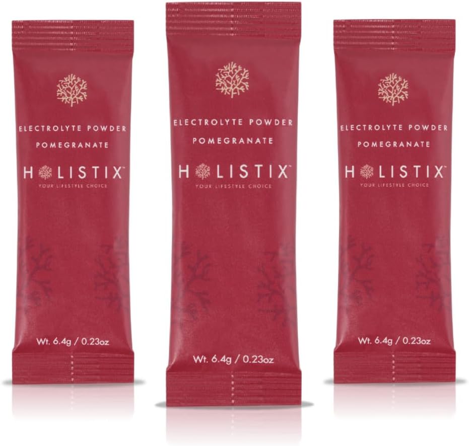 Electrolyte Powder: Hidratação Zero Açúcar | Potencializado com Alga Marinha Islandesa | Sabores Naturais | Keto | 100g - Holistix