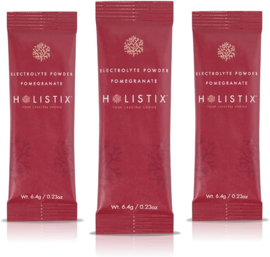 Electrolyte Powder: Hidratação Zero Açúcar | Potencializado com Alga Marinha Islandesa | Sabores Naturais | Keto | 100g - Holistix