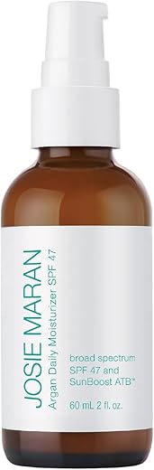 Óleo de Argan Hidratante Facial Diário com FPS 47 – Proteção Solar e Nutrição para a Pele - Josie Maran
