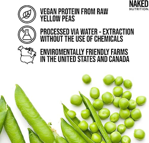 Naked Nutrition - Naked Shake – Pó de Proteína de Chocolate – Shake de Proteína à Base de Plantas com Óleo de MCT, Sem Glúten, Sem Soja, Sem OGMs ou Adoçantes Artificiais – 30 Porções