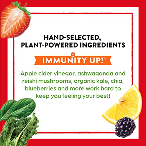 Organic Greens 50 Superfoods Immunity Up! Pó de Maçã Honeycrisp – Suporte Imunológico, Probióticos, Vitamina C, D - Orgain