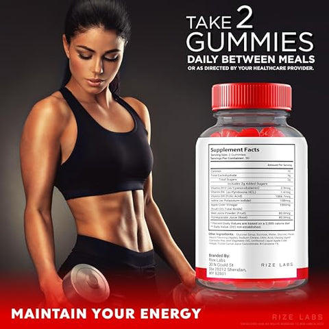 rize labs - (3 Pacotes) Gomas Slim Plus Keto ACV, Oficial para Perda de Peso Avançada, Suplemento SlimPlus Keto ACV, Goma de Vinagre de Maçã 100% Natural, Slim