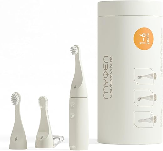 MYQEN - Escova de Dentes Elétrica para Bebê, Marca Baby – Higiene Bucal Infantil
