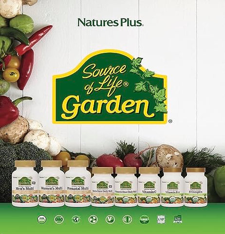 Natures Plus - NaturesPlus Source of Life Garden Ferro Orgânico Certificado 18 mg – 30 Cápsulas Veganas – Suplemento de Ferro à Base de Plantas – Suporta Sangue Saudável – Vegetariano, Sem Glúten